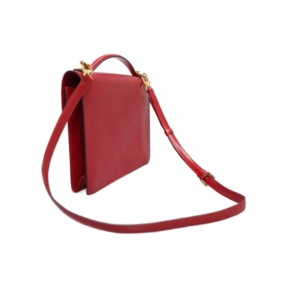 Louis Vuitton Epi Bag Monceau Shoulder Black